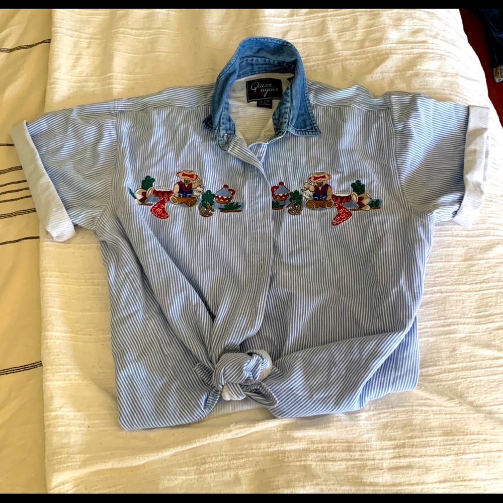Vintage Denim Button-Down